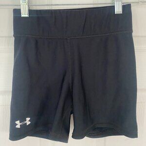 Under Armour Women's HeatGear Armour Mid Rise Middy Black- M